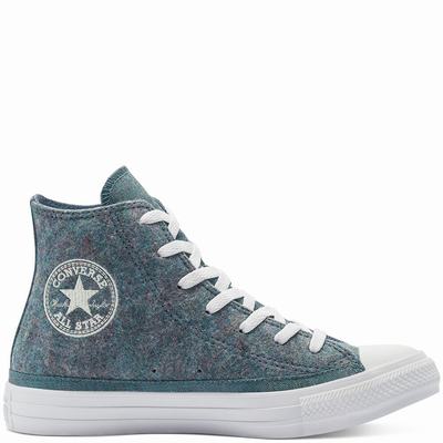 Férfi Converse Renew Chuck Taylor All Star Magasszárú Cipő CO8643521 Kék/Zöld